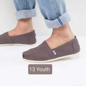 NEW TOMS! - Classic Grey Slip-Ons